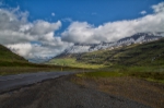 Via Passstrasse in einen Fjord